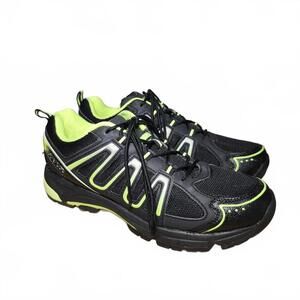 Gavin Mens Black Green Mountain MTB Lace Up Sneaker Cycling Shoes Size 8